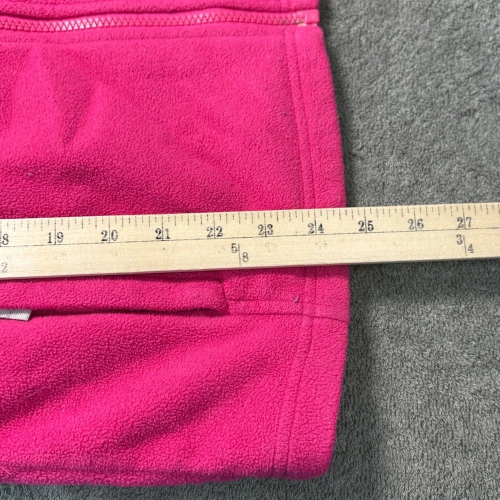 The North Face Fleece Jacket Girls XL Pink Full Zip Mock Neck Outdoor Active